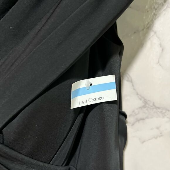 La Femme Ruched Jersey Column Gown - Picture 4 of 9